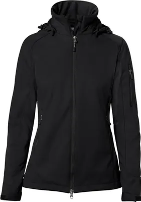 Produktbild von HAKRO Damen Softshelljacke Alberta 248, schwarz, M