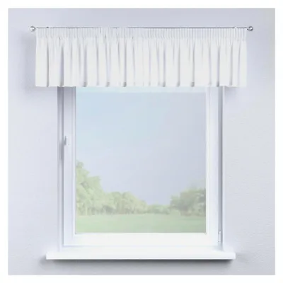 Produktbild von Kurzgardine mit Kräuselband 260 x 40 cm weiß