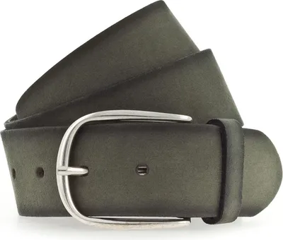Immagine prodotto di Vanzetti Pelle cintura 40mm Belt With Airbrushed Edges W80 Forest Green verde scuro