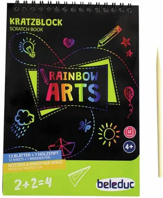 Produktbild von Beleduc Rainbow Arts Kratzblock