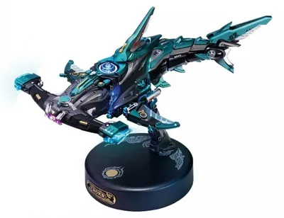Produktbild von 3D mechanisches Puzzle Hammerhead Shark, ROKR, aus Metall und Kunststoff, 122 Teile