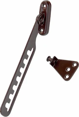 Produktbild von Fensterstellstange Fensterkippsicherung Fensterschere Kippschere 172 Braun.