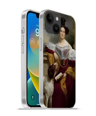 Produktbild von MuchoWow® Handyhülle Schutzhülle Hülle für Apple iPhone 14 - Softcase Porträt von Alida Christina Assink - Gemälde von Jan Adam Kruseman Silikon Softcase Handy Hülle - Mobiltelefonhülle