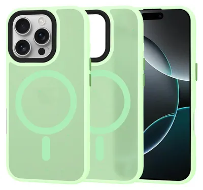 Zdjęcie produktu dla Techsuit HaloFrost MagSafe Series etui na iPhone 16 Pro – jasnozielone