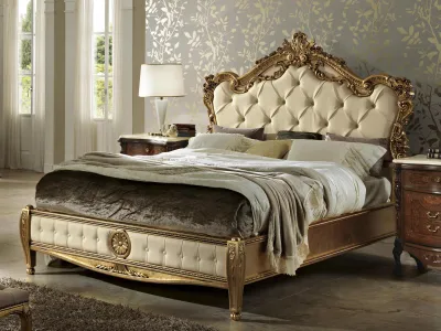 Image de Möbel Bett Doppelbett Holz Schlafzimmer Design Betten Chesterfield Einrichtung