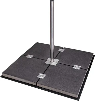 Produktbild von DUR-line Stabilo 4-Plattenständer Edelstahl bis 90 cm Satellitenschüssel