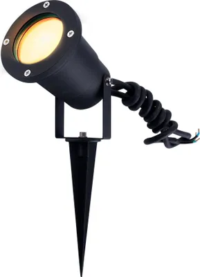 Produktbild von Ledvion - LED Gartenstrahler Aluminium - IP65 - inkl. GU10-Spot - 1M Kabel - EU - 2700K - Warmweiß