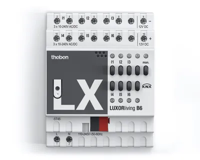 Produktbild von THEBEN AG Theben KNX 4800430 Binäreingang LUXORliving B6