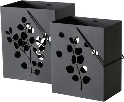 Produktbild von Metalllaterne CALYPSO, schwarz, 2er-Set