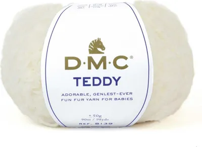 Produktbild von DMC Teddy-Garn – 100 % Polyamid, weich und voluminös (Farbe 318)