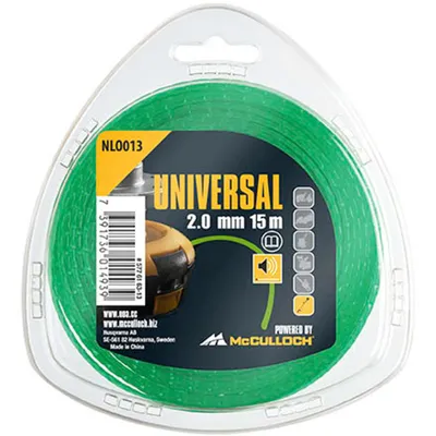 Zdjęcie produktu dla Universal NLO013, Zielony, Nylon, 1 szt., 2 mm