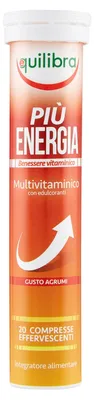 Immagine prodotto di Piu' Energia Gusto Agrumi 20 Compresse Effervescenti
