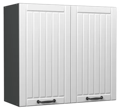 Produktbild von Hängeschrank Vicco Fame-Line Weiß Landhaus/Anthrazit 80 cm, Model 62809