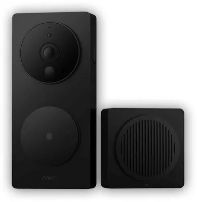 Produktbild von Aqara G4, Schwarz, 95 dB, MicroSD (TransFlash), 512 GB, 1920 x 1080 Pixel, 162°