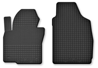 Productafbeelding van Rubberen voormatten voor Kia Soul EV 2013-2019 (hatchback) – 2-delig, zwart, op maat – Wielganizator Semi-Universal