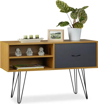 Produktbild von relaxdays 10022743_0 relaxdays Sideboard braun 1 Fachboden