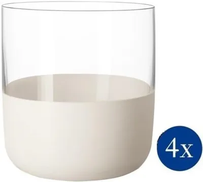 Zdjęcie produktu dla Villeroy & Boch Manufacture Rock Blanc Glass Shot glass / Zestaw kieliszków do shotów 4szt. 40ml każdy