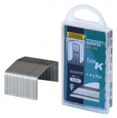 Image de Agrafes Type K 12mm Outifrance Agrafes Robustes Type K, Longueur 12mm - Outifrance