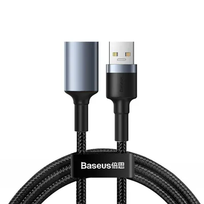 Produktbild von Baseus CADKLF-B0G, 1 m, USB A, USB A, USB 3.2 Gen 1 (3.1 Gen 1), Grau