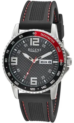 Productafbeelding van Regent F-1650 herenhorloge, 10 bar, zwart
