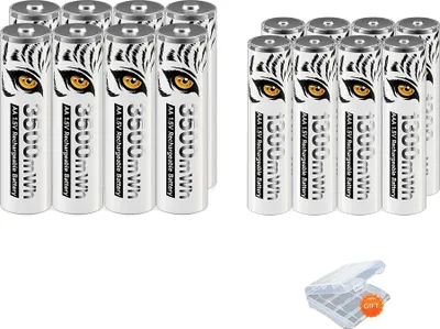 Obrázek produktu pro Nabíjecí baterie PALO, AA 3500mWh, AAA 1300mWh , 8AA 8AAA