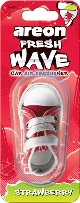 Produktbild von Original Areon Duftbaum FRESH WAVE Lufterfrischer Autoduft Parfüm Erdbeere