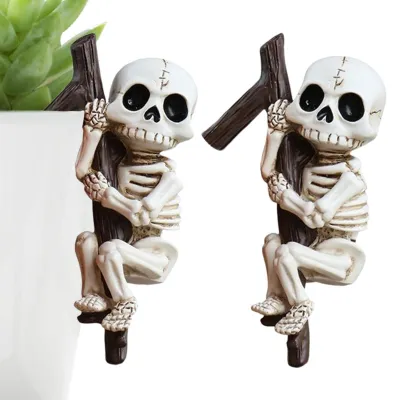 Produktbild von Solidchoice – Halloween-Skelett-Dekorationsset, 2 Stück