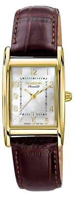 Produktbild von Dugena 7000121 Damen-Armbanduhr, Edelstahl-Gehäuse, Leder-Armband