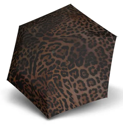 Immagine prodotto di Knirps ombrello tascabile ombrello U.200 Ultra Light Duomatic Fashion Leo marrone