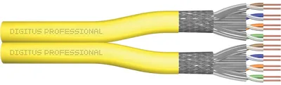 Produktbild von Digitus DK-1743-A-VH-D-5, 500 m, Cat7a, S/FTP (S-STP), Gelb