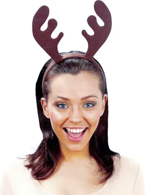 Produktbild von Weihnachtskopfschmuck Rentiergeweih Weihnachtshaarreif braun