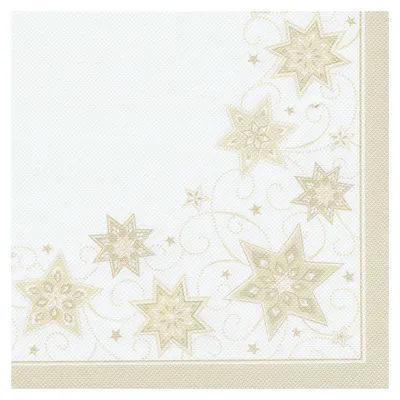 Zdjęcie produktu dla Papstar 82446, Szampański, Bibułka, Wzór, 54 g/m², 400 mm, 400 mm