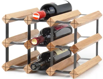Immagine prodotto di Raxi, Classix 3012E Scaffale per vino, rovere, 9 bottiglie