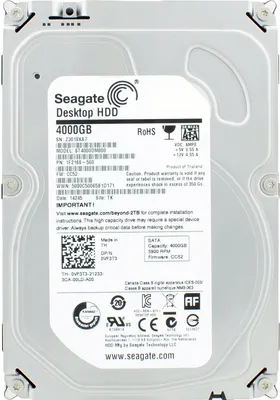 Immagine prodotto di Disco rigido Dell 4TB 0VF3T3 64MB Sata III 5900rpm 3,5" pollici ST4000DM000