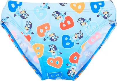 Produktbild von Bluey Badehose Badeslip Jungen Kinder, Farbe:Blau, Größe:98