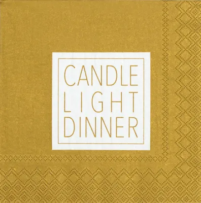 Produktbild von Räder Serviette 33x33cm, Candlelight Dinner