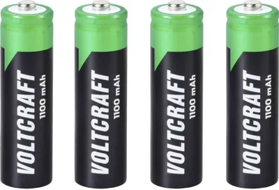 Produktbild von VOLTCRAFT HR06 Mignon (AA)-Akku NiMH 1100 mAh 1.2 V 4 St.