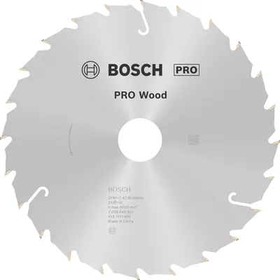 Produktbild von PRO Wood Kreissägeblatt, 190 x 2,4 x 30 mm, Z24