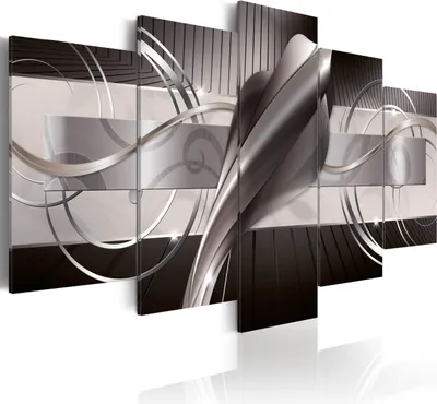 Produktbild von Leinwandbilder 200x100 cm a-A-0202-b-o Vlies Leinwandbild 5 tlg Kunstdruck modern Wandbilder XXL Wanddekoration Design Wand Bild ABSTRAKT