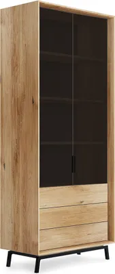 Produktbild von Vitrine, Eiche massiv geölt, MATOLA-163