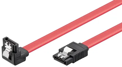 Zdjęcie produktu dla Goobay 93116, 0,5 m, SATA II, SATA 7-pin, SATA 7-pin, Męska/Męska, Czerwony