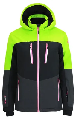 Produktbild von Killtec Skijacke für Mädchen mit Kapuze und Schneefang, Farbe:Schwarz, Kinder Größen:140