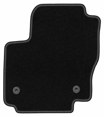 Obrázok produktu pre Velúrový koberec vodiča pre: Ford Mondeo MK4 2012-2014 (liftback/sedan/kombi) – 1 ks, čierny, na mieru – Wielganizator BASIC