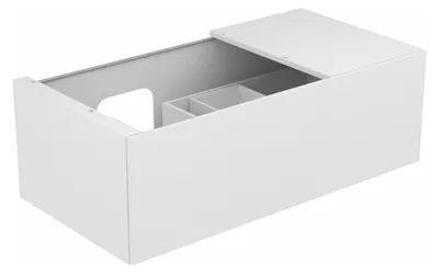 Immagine prodotto di Mobiletto Keuco Edition 11 1050 x 350 x 535 mm a sinistra (apertura 705 mm) con 1 cassettone - Laccato bianco lucido - 31153210000