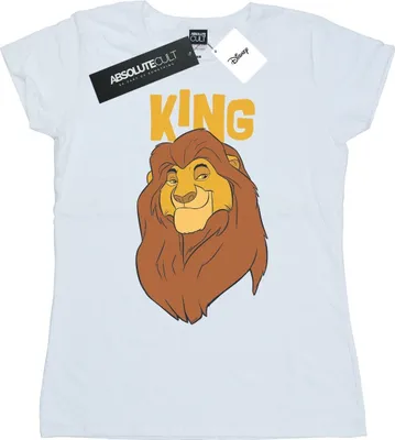 Produktbild von Disney - "The Lion King Mufasa King" T-Shirt für Damen BI25206 (XXL) (Weiß)