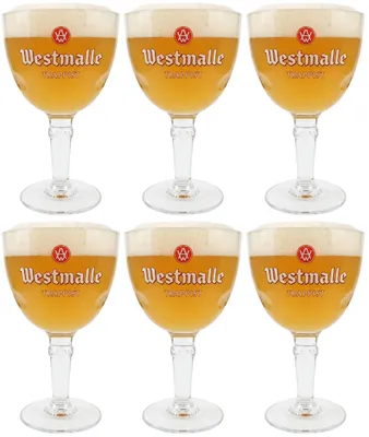Produktbild von Westmalle Biergläser Trappist 330 ml - 6 Stück