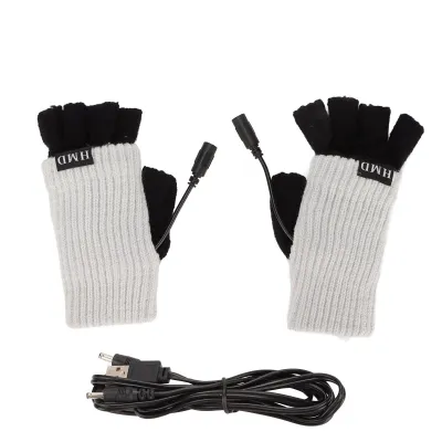 Produktbild von USB beheizte Handschuhe,Fingerlose Heizhandschuhe,USB fingerlose Handschuhe,USB wärmere Handschuhe,Beheizte Bürohandschuhe,Frauen Heizhandschuhe