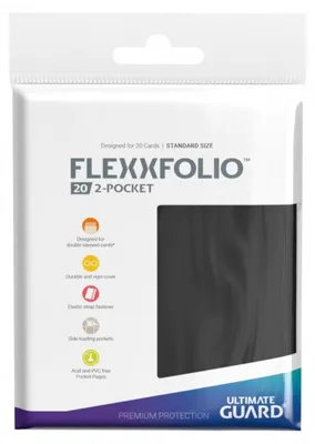 Image de Ultimate Guard Flexxfolio 20 - 2-Pochettes Noir