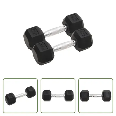 Obrázek produktu pro The Living Store činky 2 ks 12 kg litina
