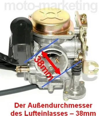 Produktbild von Tuning Racing VERGASER Auto Choke KIT für REX RS750 50 GY6 4-TAKT